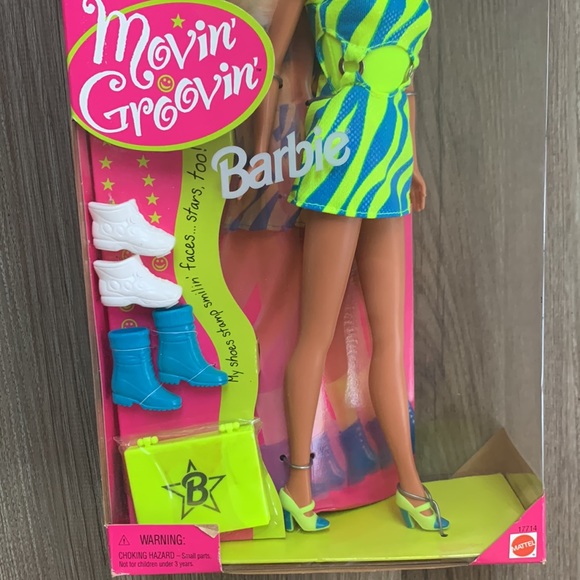 Barbie Doll Movin Groovin Mattel Toy New Vintage 90s 1997 Collectible - Picture 3 of 9